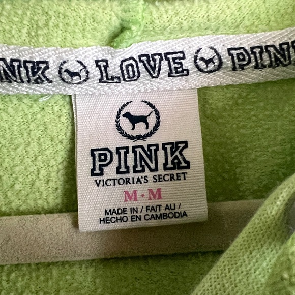 Victoria's Secret PINK Lime Green Hoodie - Picture 6 of 9